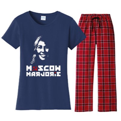 Funny Moscow Marjorie Women's Flannel Pajama Set