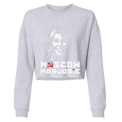 Funny Moscow Marjorie Cropped Pullover Crew