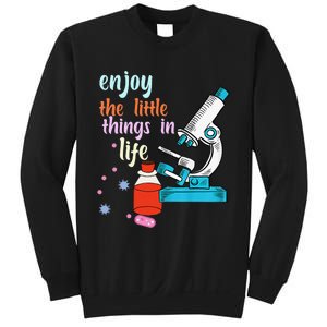 Funny Microscope Microbiologists Biology Nerd Science Lab Sweatshirt