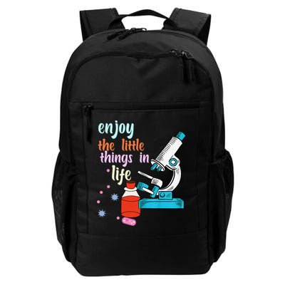Funny Microscope Microbiologists Biology Nerd Science Lab Daily Commute Backpack
