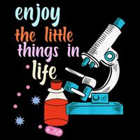 Funny Microscope Microbiologists Biology Nerd Science Lab Baby Bodysuit