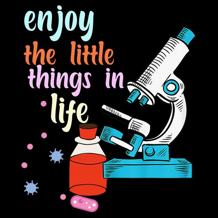 Funny Microscope Microbiologists Biology Nerd Science Lab Baby Bodysuit