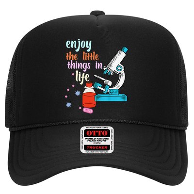Funny Microscope Microbiologists Biology Nerd Science Lab Trucker Hat
