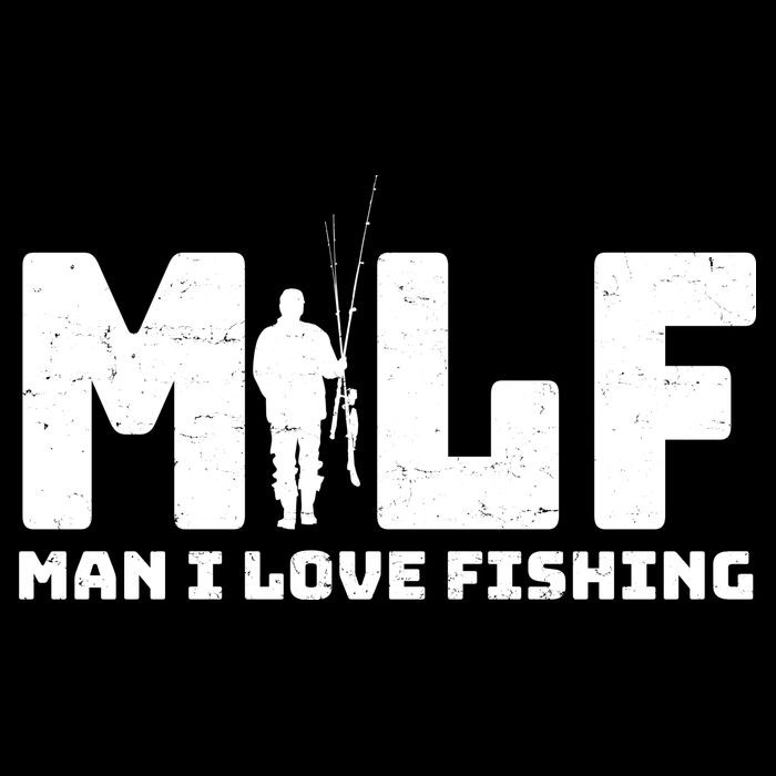 Funny MILF Man I Love Fishing Wool Snapback Cap