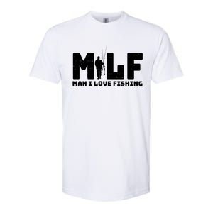 Funny MILF Man I Love Fishing Softstyle CVC T-Shirt