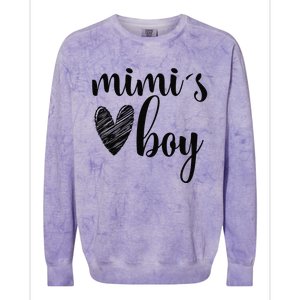 Funny Matching Mimi For Grandma Whit Mother's Day Colorblast Crewneck Sweatshirt