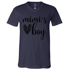 Funny Matching Mimi For Grandma Whit Mother's Day V-Neck T-Shirt