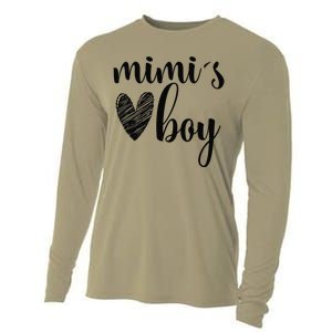 Funny Matching Mimi For Grandma Whit Mother's Day Cooling Performance Long Sleeve Crew