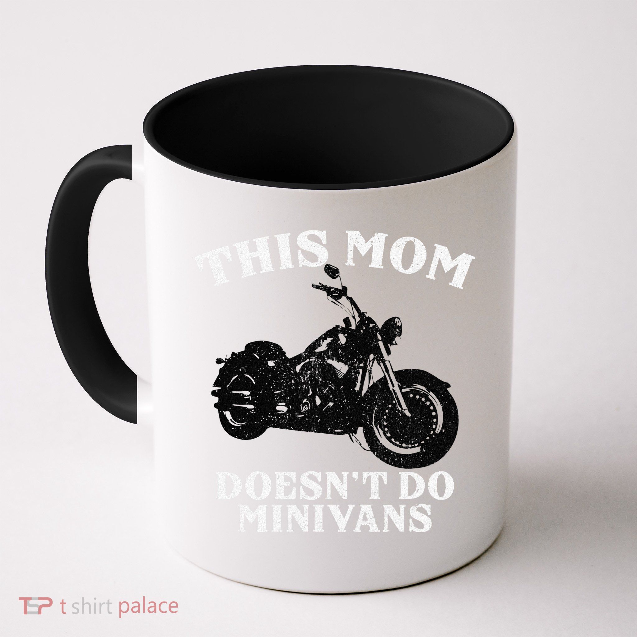 Funny Motorcycle Mom Biker Minivan Mother's Day Motor Bike Mug