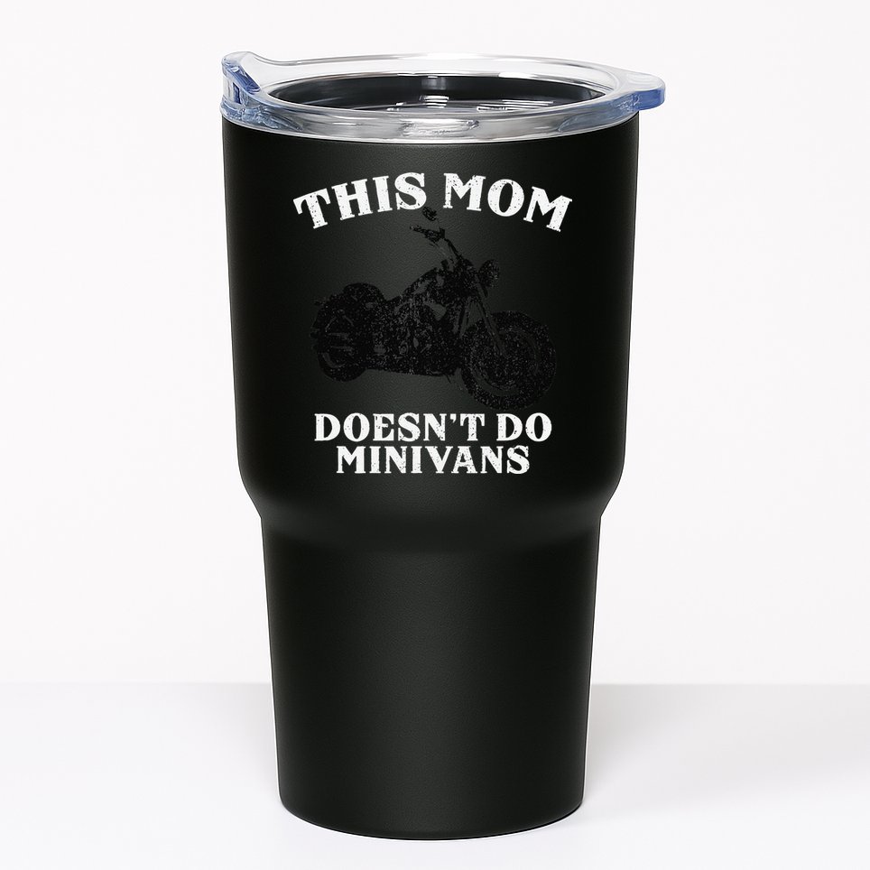 Funny Motorcycle Mom Biker Minivan Mother's Day Motor Bike Tumbler