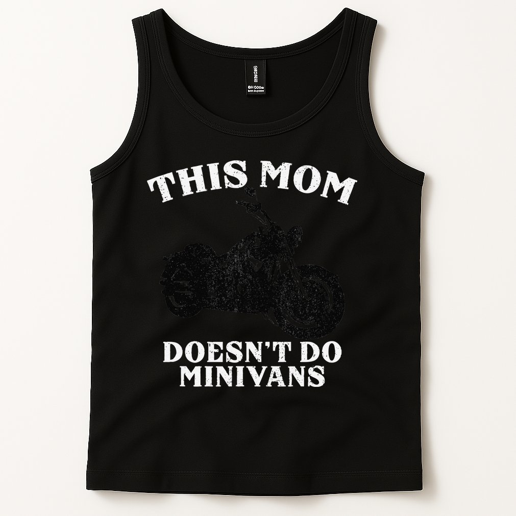 Funny Motorcycle Mom Biker Minivan Mother's Day Motor Bike Tank Top