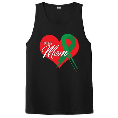 For My Mom Gallbladder Cancer Awareness Find A Cure Cute Gift PosiCharge Competitor Tank