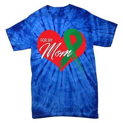 For My Mom Gallbladder Cancer Awareness Find A Cure Cute Gift Tie-Dye T-Shirt