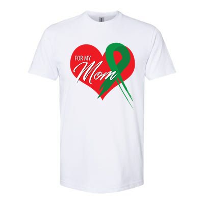 For My Mom Gallbladder Cancer Awareness Find A Cure Cute Gift Softstyle® CVC T-Shirt