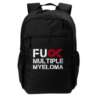 Fuck Multiple Myeloma Awareness Month Ribbon Warrior Fighter Daily Commute Backpack