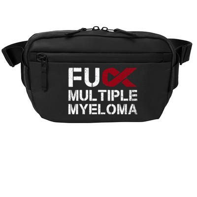 Fuck Multiple Myeloma Awareness Month Ribbon Warrior Fighter Crossbody Pack