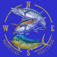 Fish Mahi Mahi Tuna Kingfish Nautical Heritage Fishing Gift Toddler T-Shirt
