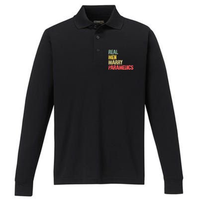 Funny Marriage Meaningful Gift Real Marry Paramedics Groom Gift Performance Long Sleeve Polo