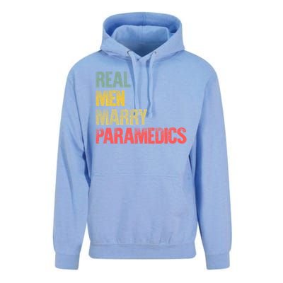 Funny Marriage Meaningful Gift Real Marry Paramedics Groom Gift Unisex Surf Hoodie