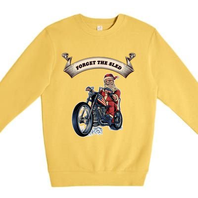 Fun Motorcyclist Motorcycle Biker For Men And Women Premium Crewneck Sweatshirt