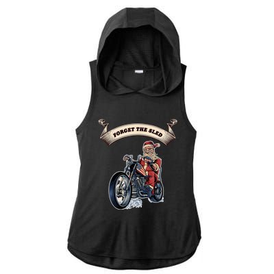 Fun Motorcyclist Motorcycle Biker For Men And Women Ladies PosiCharge Tri-Blend Wicking Draft Hoodie Tank