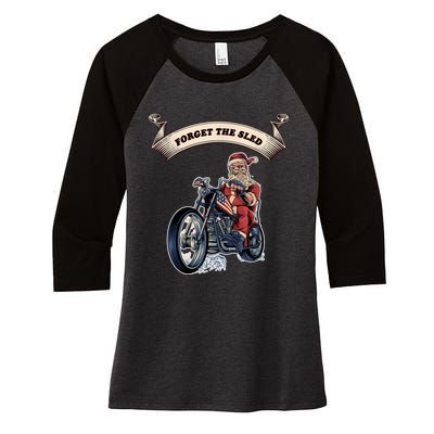 Fun Motorcyclist Motorcycle Biker For Men And Women Women's Tri-Blend 3/4-Sleeve Raglan Shirt