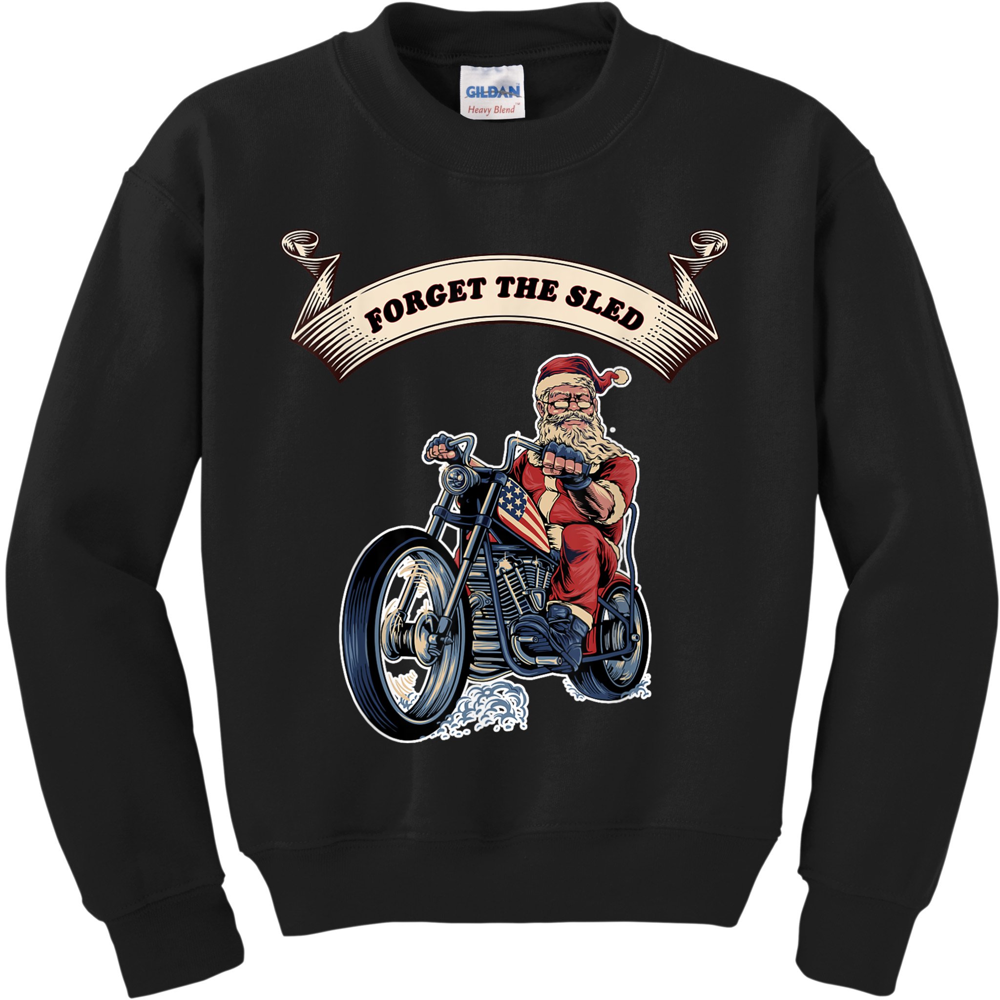 Fun Motorcyclist Motorcycle Biker For Men And Women Kids Sweatshirt