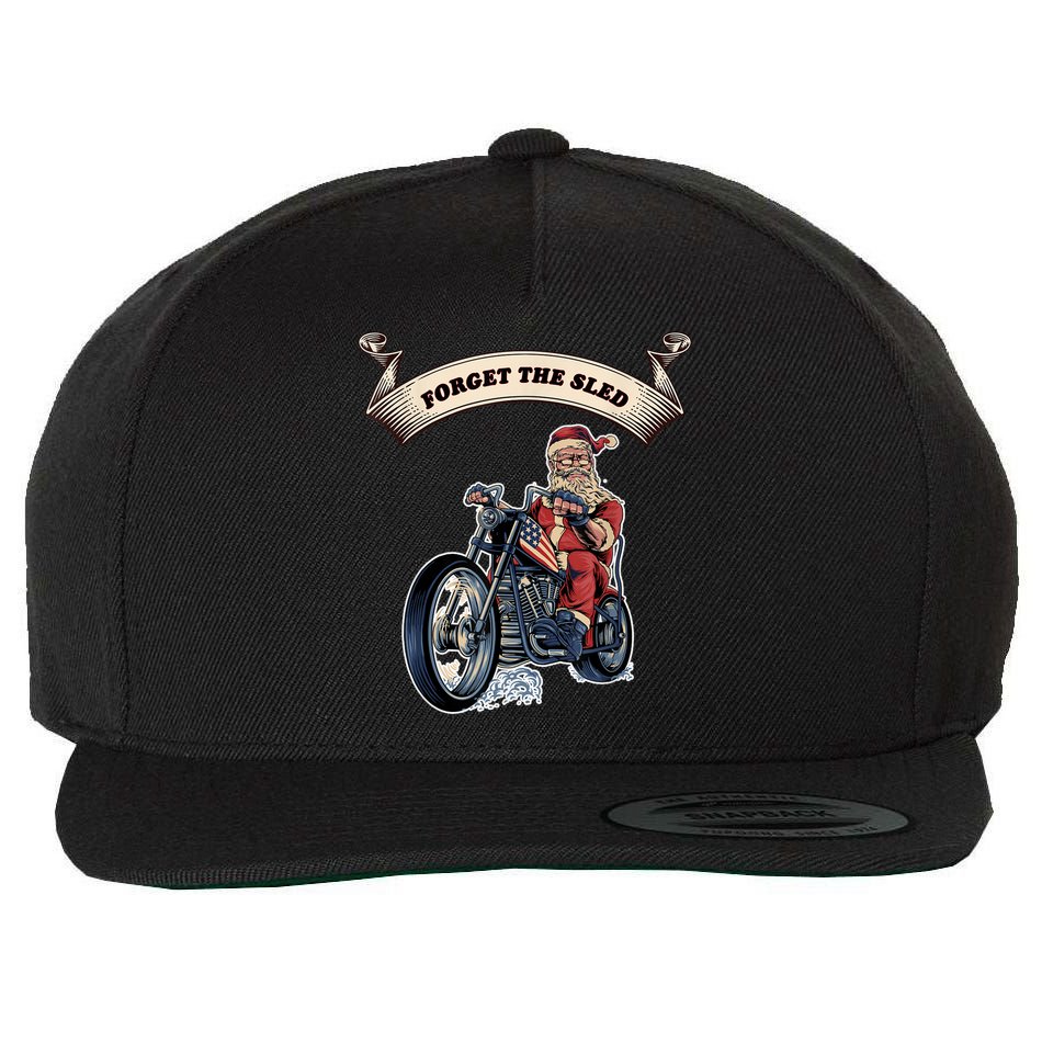 Fun Motorcyclist Motorcycle Biker For Men And Women Wool Snapback Cap