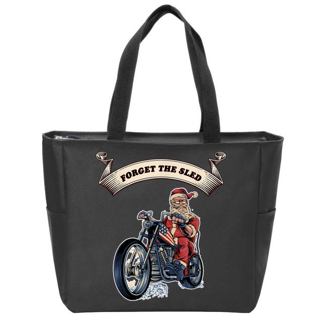 Fun Motorcyclist Motorcycle Biker For Men And Women Zip Tote Bag