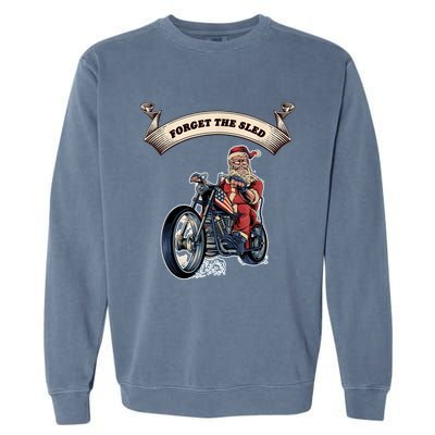 Fun Motorcyclist Motorcycle Biker For Men And Women Garment-Dyed Sweatshirt