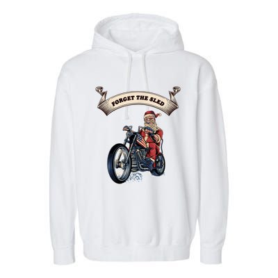 Fun Motorcyclist Motorcycle Biker For Men And Women Garment-Dyed Fleece Hoodie