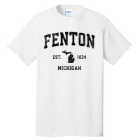 Fenton Michigan Mi Vintage Established Athletic Sports Design Tall T-Shirt