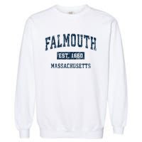 Falmouth Massachusetts Ma Vintage Sports Garment-Dyed Sweatshirt