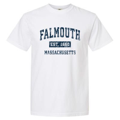 Falmouth Massachusetts Ma Vintage Sports Garment-Dyed Heavyweight T-Shirt