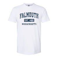 Falmouth Massachusetts Ma Vintage Sports Softstyle CVC T-Shirt