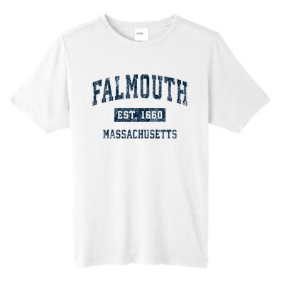 Falmouth Massachusetts Ma Vintage Sports Tall Fusion ChromaSoft Performance T-Shirt