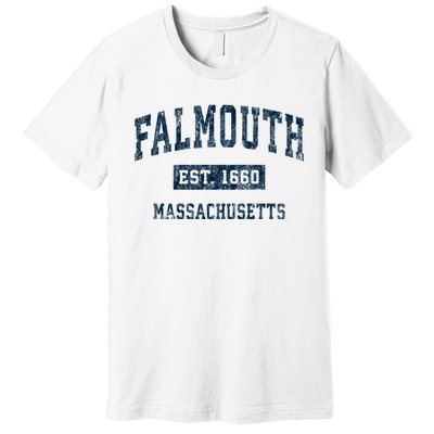 Falmouth Massachusetts Ma Vintage Sports Premium T-Shirt