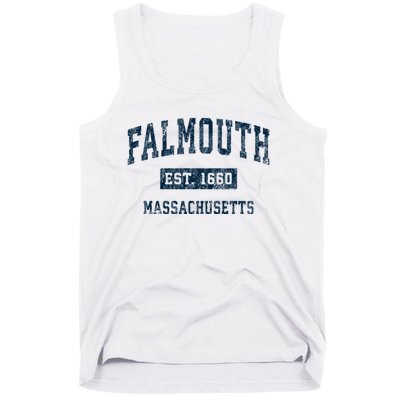 Falmouth Massachusetts Ma Vintage Sports Tank Top