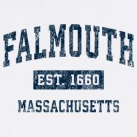 Falmouth Massachusetts Ma Vintage Sports Women's Crop Top Tee