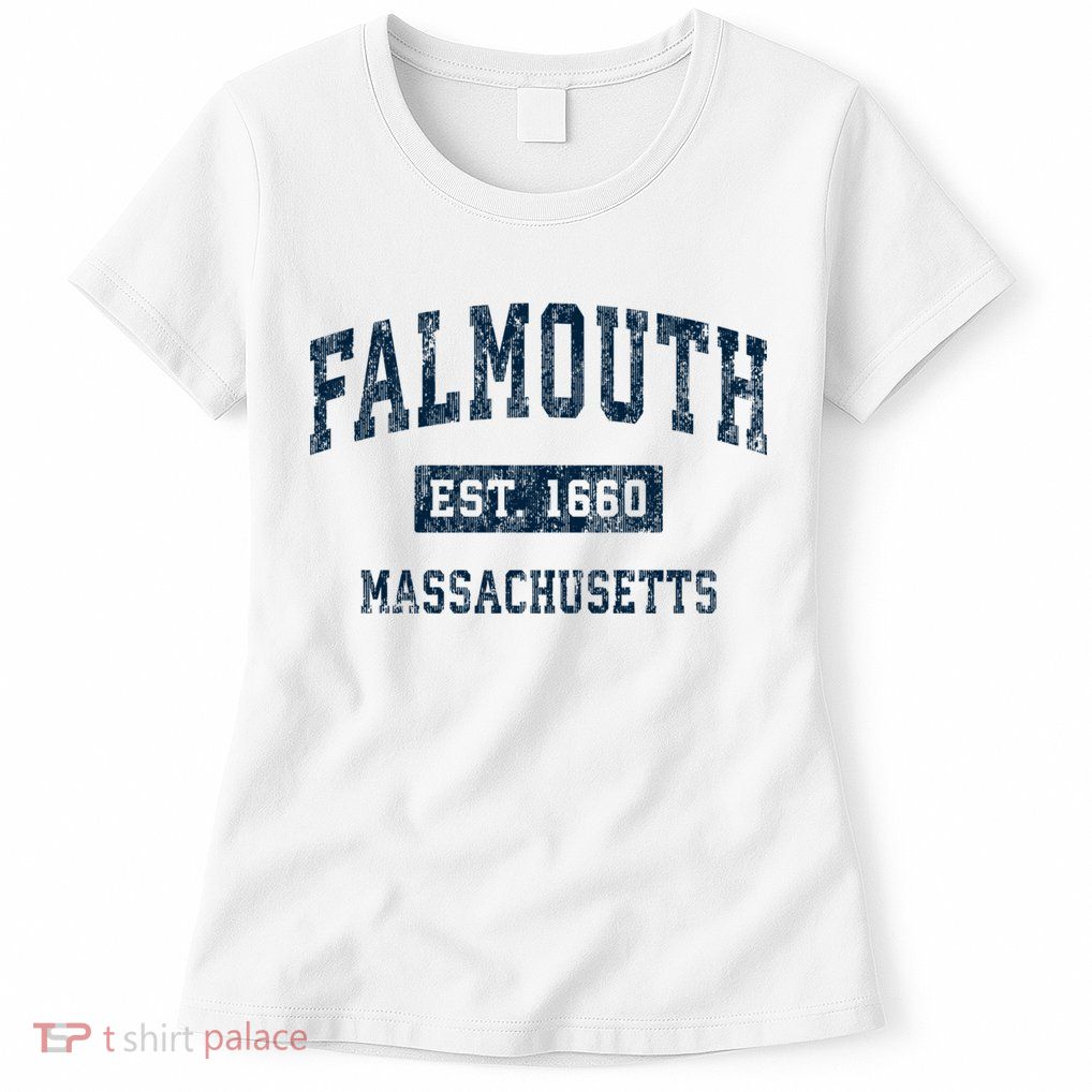 Falmouth Massachusetts Ma Vintage Sports Womens T-Shirt