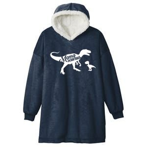 Funny Mom Meaningful Gift Mamasaurus Hooded Wearable Blanket