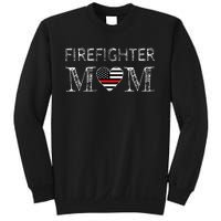 Firefighter Mom Mother Support the Thin Red Line Flag Son Sweatshirt