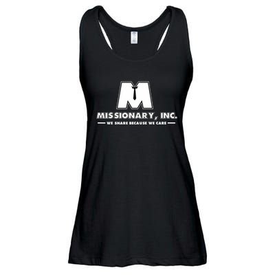 Funny Mormon Missionary Inc Ladies Essential Flowy Tank