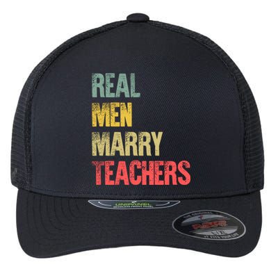 Funny Marriage Meaningful Gift Real Marry Teachers Groom Gift Flexfit Unipanel Trucker Cap