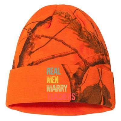 Funny Marriage Meaningful Gift Real Marry Teachers Groom Gift Kati Licensed 12" Camo Beanie