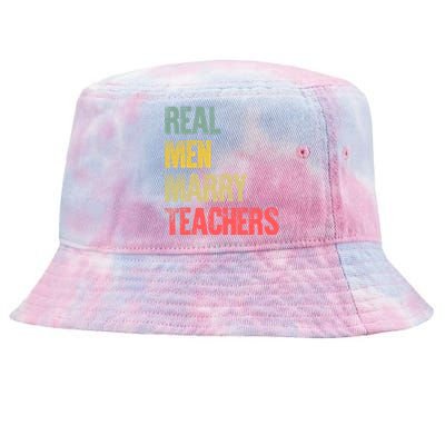 Funny Marriage Meaningful Gift Real Marry Teachers Groom Gift Tie-Dyed Bucket Hat