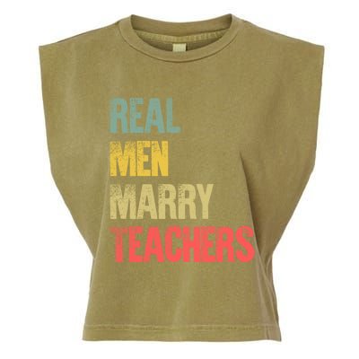 Funny Marriage Meaningful Gift Real Marry Teachers Groom Gift Garment-Dyed Women's Muscle Tee