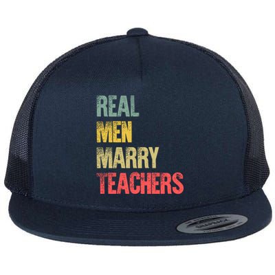 Funny Marriage Meaningful Gift Real Marry Teachers Groom Gift Flat Bill Trucker Hat