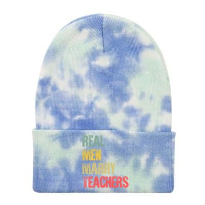 Funny Marriage Meaningful Gift Real Marry Teachers Groom Gift Tie Dye 12in Knit Beanie