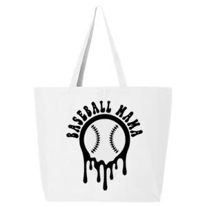 Funny Mama Meaningful Gift Somebody's Loud Mouth Baseball Mama Mom Cool Gift 25L Jumbo Tote